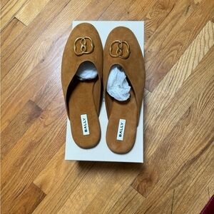 Bally Gylon Slippers Deserto 22 Goat Suede size 12